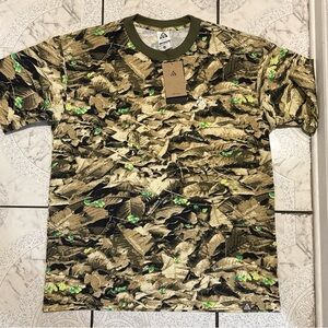 New Nike ACG Dri-FIT T-Shirt Leafcutter Olive Camo Men’s Size 4XL HJ0794-222